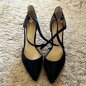 Black Aldo heels